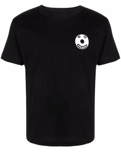 10 Corso Como Smile-print T-shirt - Black