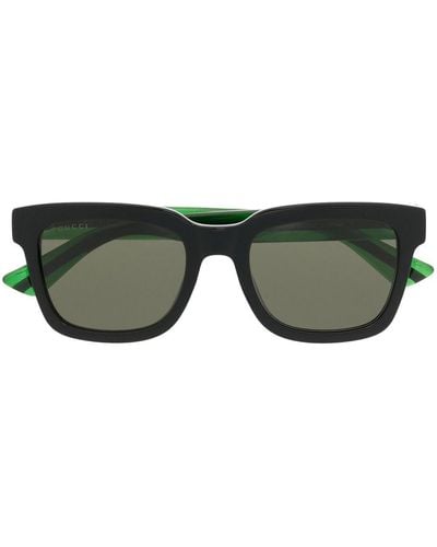 Gucci Wayfarer-frame Sunglasses - Green