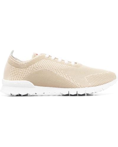 Kiton Low-top Knit Trainers - Natural