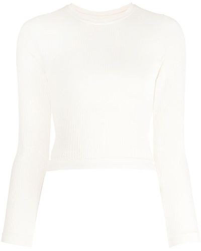 Prism Cropped Top - Wit