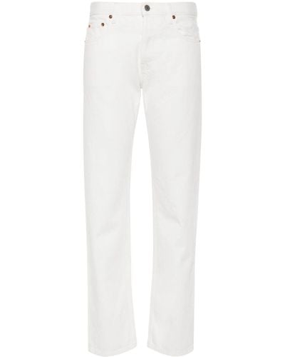 Sporty & Rich Jeans mit geradem Bein - Weiß