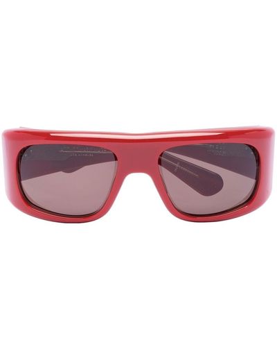 Jacques Marie Mage Oversize Square-frame Sunglasses - Pink
