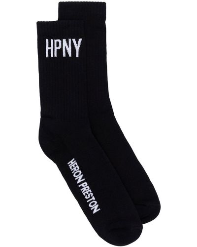 Heron Preston Hpny Long Socks - Black