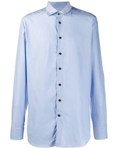 Etro Hemd mit Kent-Kragen - Blau