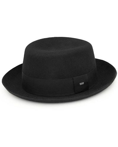 Saint Laurent Trilby Hat In Wool Felt - Black