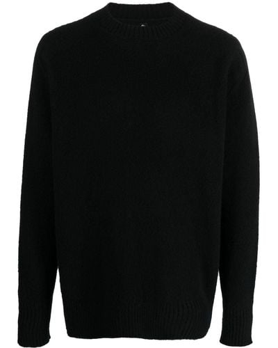 OAMC Logo-print Wool Sweater - Black
