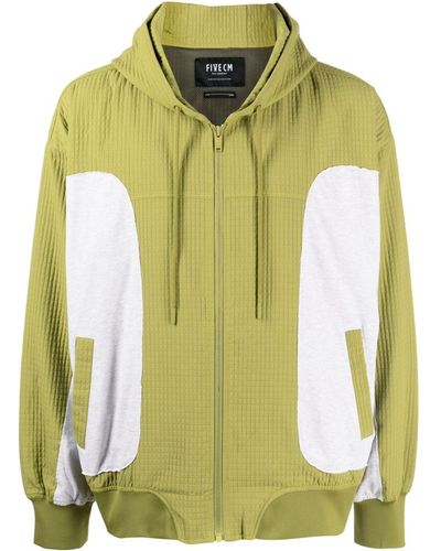 FIVE CM Colour-block Hooded Jacket - Green