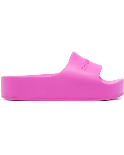 Balenciaga Chunky slide-sandale - Pink