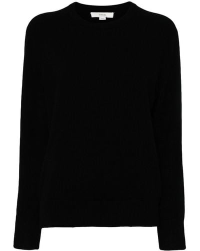 Vince Knitted wool-cashmere blend sweater - Schwarz