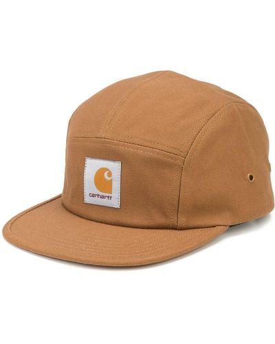 Carhartt Backley Logo-patch Cap - Brown