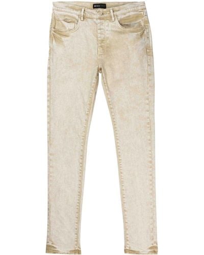 Purple Brand P001 Low-rise Skinny Jeans - Natural