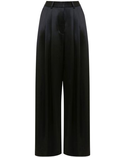 JW Anderson High-rise Wide-leg Trousers - Black