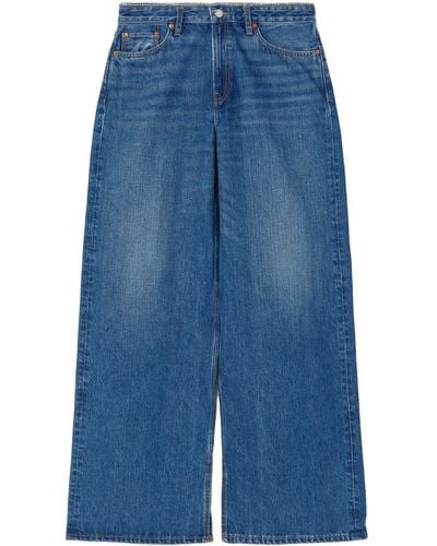 RE/DONE Low Rider Loose Jeans - Blue