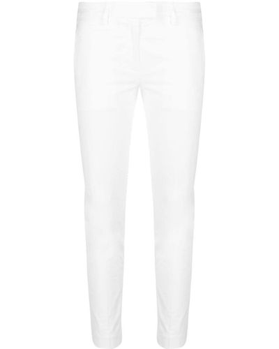 Dondup Pantalon skinny à taille basse - Blanc