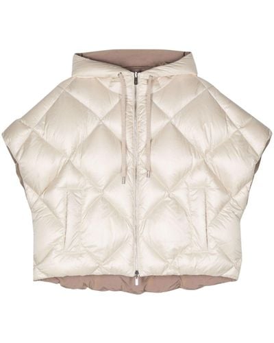 Peserico Bead-embellished Reversible Jacket - Natural