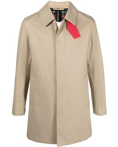Mackintosh Tartan Cambridge Short Coat - Brown