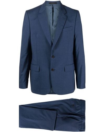 Paul Smith The Kensington Micro-check Suit - Blue