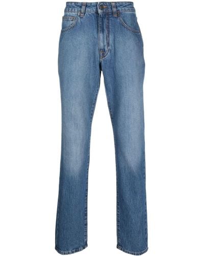Boglioli Mid-rise Straight-leg Jeans - Blue
