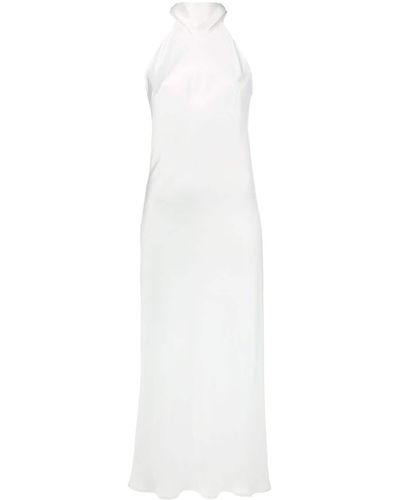 Galvan London Sienna Midi Dress - White