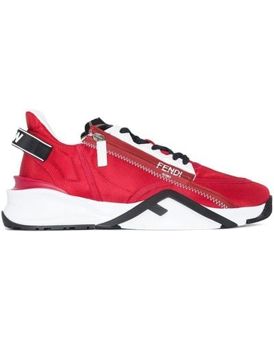 Fendi Flow Low-top Sneakers - Red