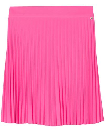 Nissa Mid-rise Pleated Miniskirt - Pink
