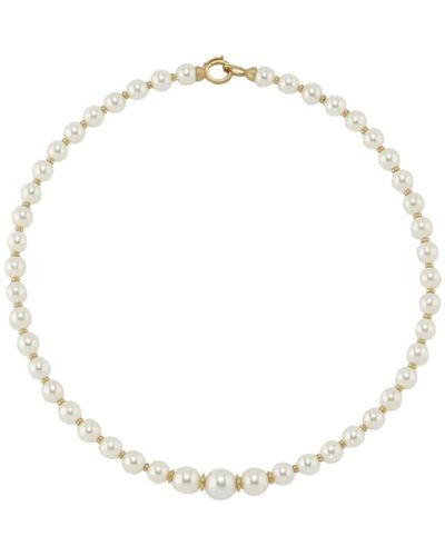 Irene Neuwirth 18kt yellow gold graduated pearl necklace - Metálico
