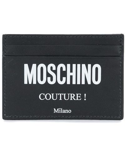 Moschino Porte-cartes à logo imprimé - Multicolore