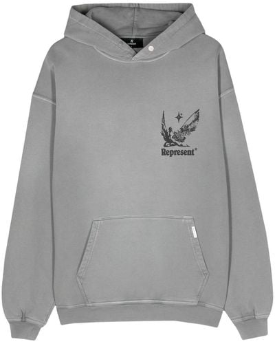 Represent Spirits of Summer cotton hoodie - Grau