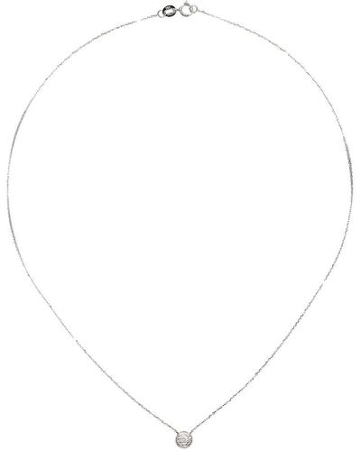 Dana Rebecca 14kt White Gold Lauren Joy Diamond Necklace - Metallic