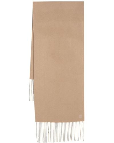 By Malene Birger Fringed Wool Scarf - Natural