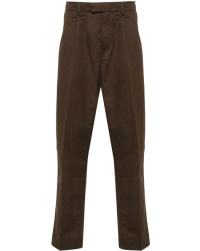 NN07 Fritz 1912 Tapered-leg Trousers - Brown