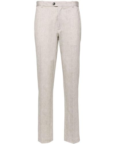 Circolo 1901 Pantalones ajustados de talle medio - Gris