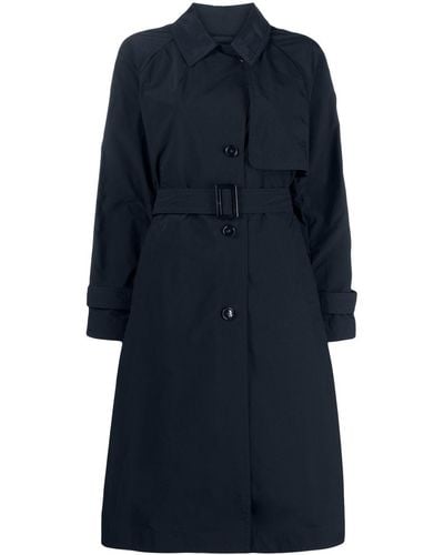 Woolrich Belted Summer Trench - Blue