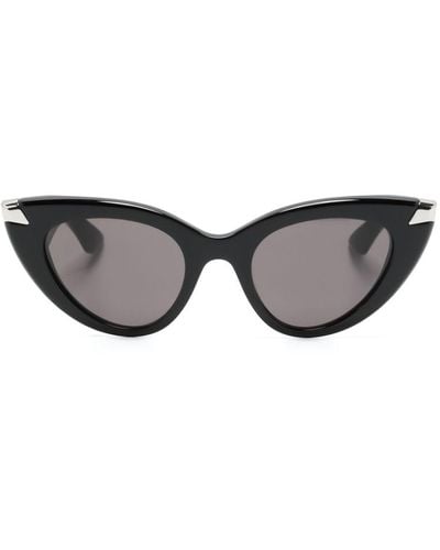 Alexander McQueen Am0442s Cat-eye Sunglasses - Grey