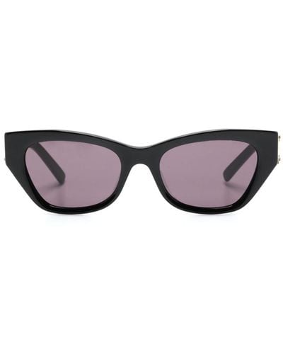 Givenchy Occhiali da sole cat-eye con motivo 4G - Nero