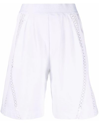 Alberta Ferretti Shorts con dettaglio cut-out - Bianco