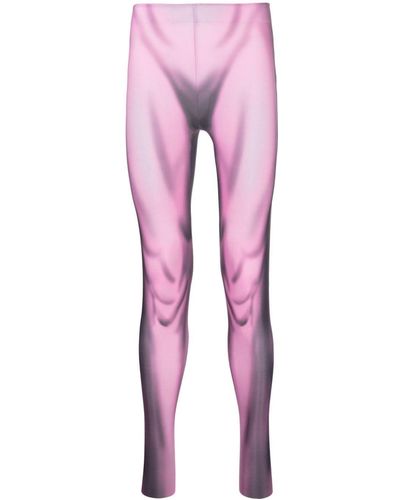 Natasha Zinko Monster Leggings mit Spray-Effekt - Pink