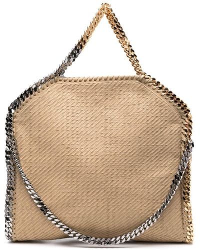 Stella McCartney Falabella Interwoven-design Tote Bag - Natural