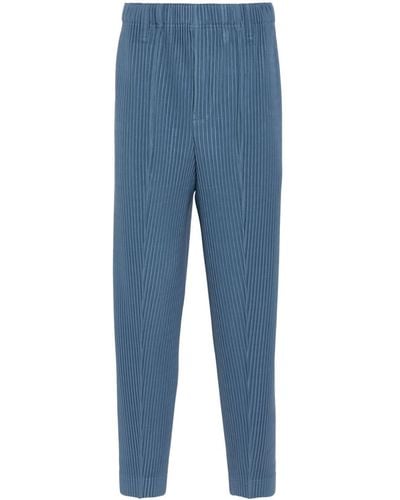 Homme Plissé Issey Miyake Compleat Pleated Trousers - Blue