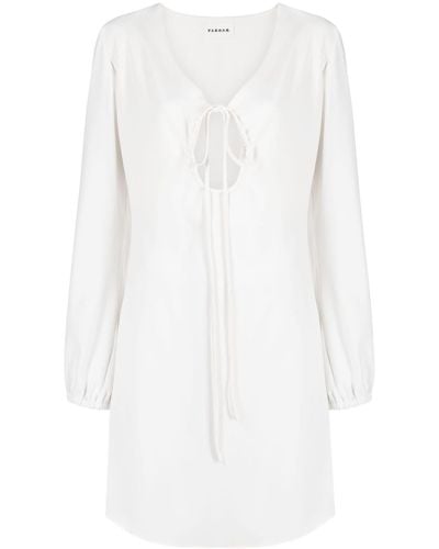 P.A.R.O.S.H. タイディテール ドレス - ホワイト