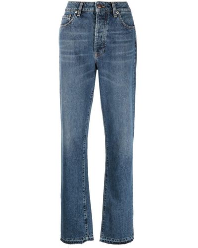 3x1 High-waist Straight-leg Jeans - Blue