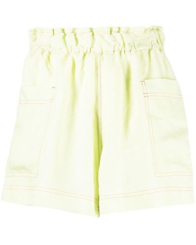 Casa Raki Emilia Linen Shorts - White