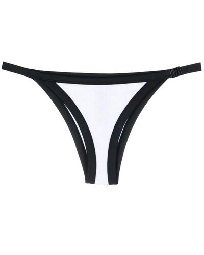 Karl Lagerfeld Kl Monogram Bikini Bottoms - Black