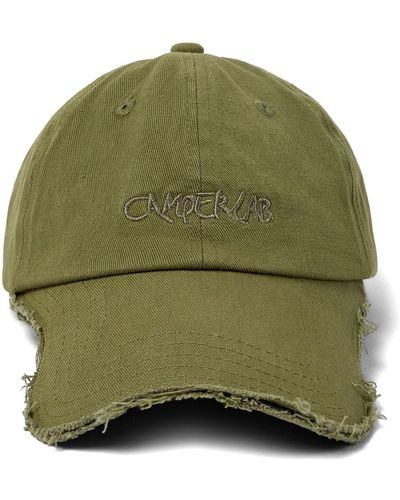 Camper Logo-embroidered Organic Cotton Cap - Green
