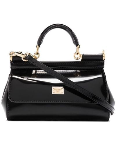 Dolce & Gabbana Sicily Klein Tas - Zwart