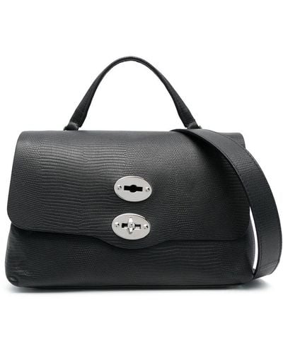 Zanellato Postina Textured-leather Tote Bag - Black