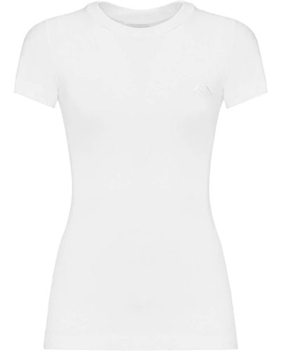 Alexander McQueen Plain Cotton T-shirt - White