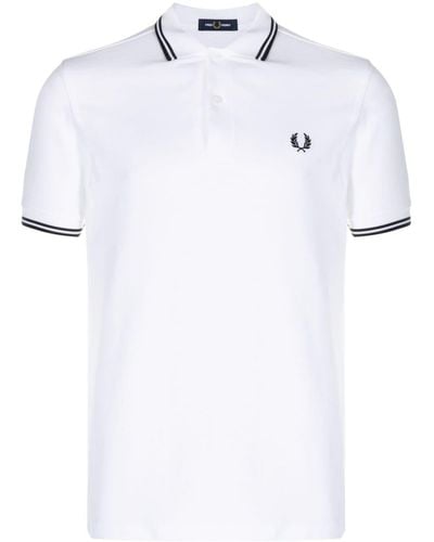 Fred Perry ロゴ ポロシャツ - ホワイト