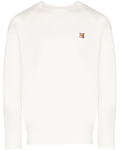 Maison Kitsuné Chillax Fox Sweatshirt - Weiß