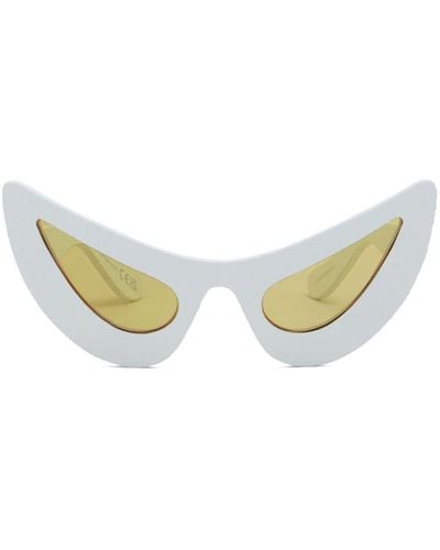 Marni Char Dham Cat-Eye-Sonnenbrille - Weiß
